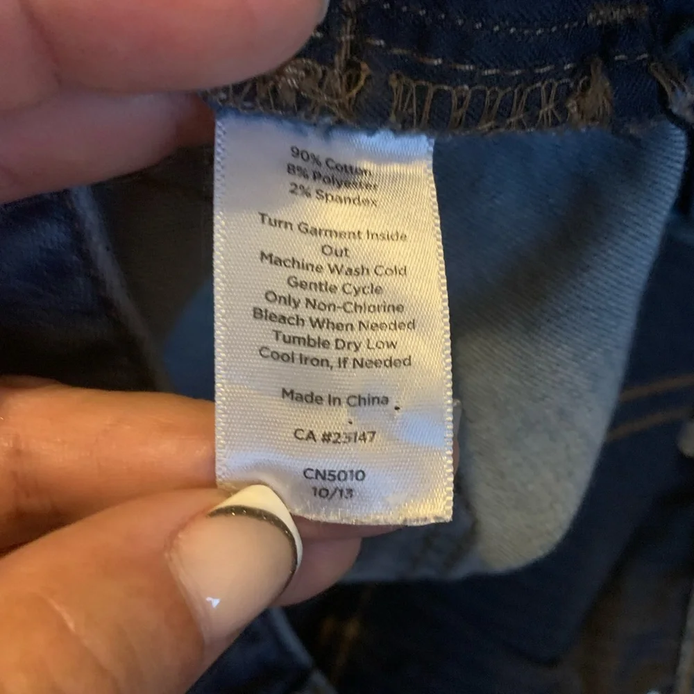 Talbots jean skirt